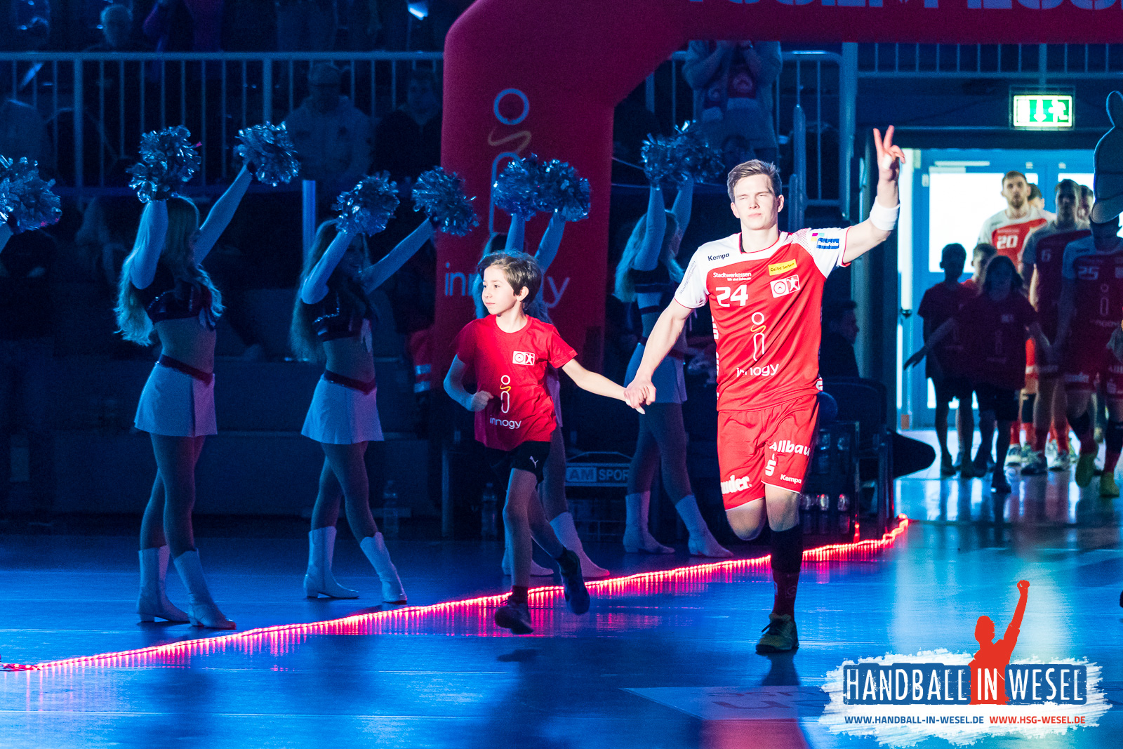 HSG Wesel E-Jugend / Einlaufkids TUSEM Essen 2017